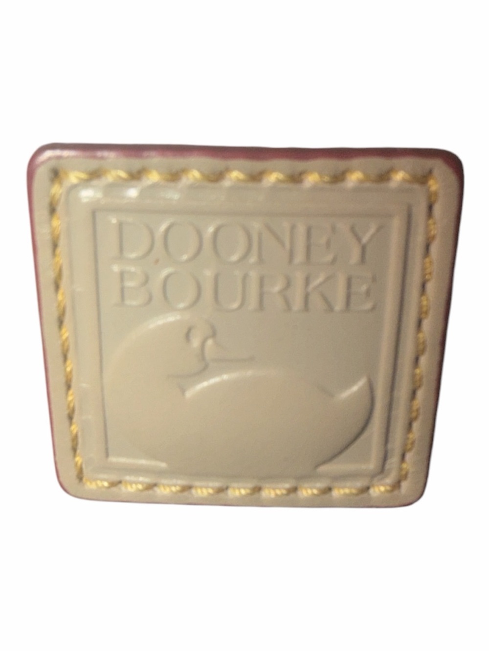 Dooney & Bourke Florentine Satchel Beige Leather Large Satchel with Tassel - Picture 14 of 14